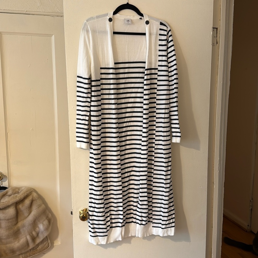 Sailor Core Navy Striped Duster